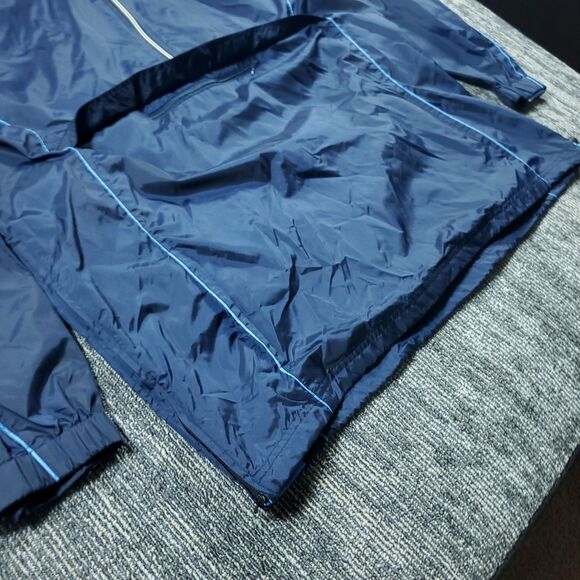 Vintage 2000s Nike Grey Label Anorak Blue WindBreaker XL VTG RARE SWOOSH Vented - Picture 8 of 16